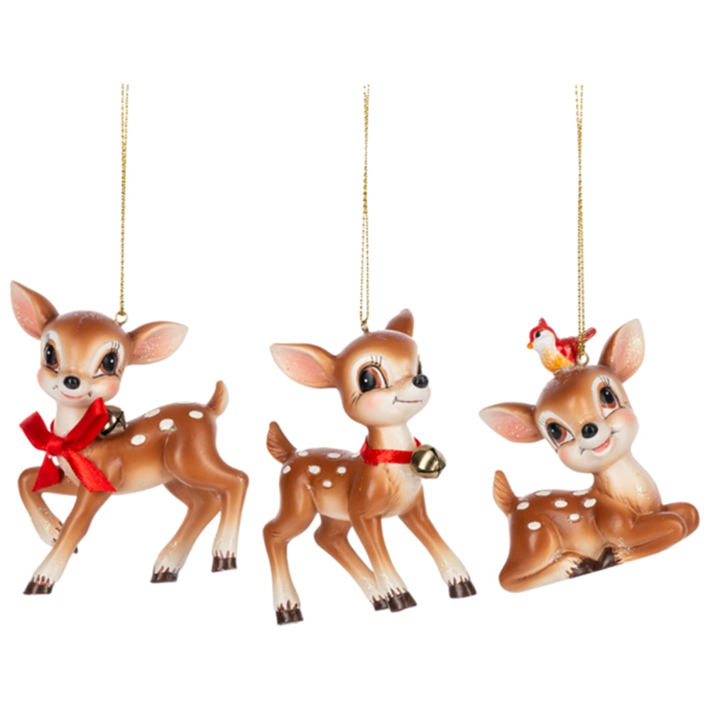 Midwest, Collectibles, Gifts, 2024, Vintage Deer, Ornaments, 824556